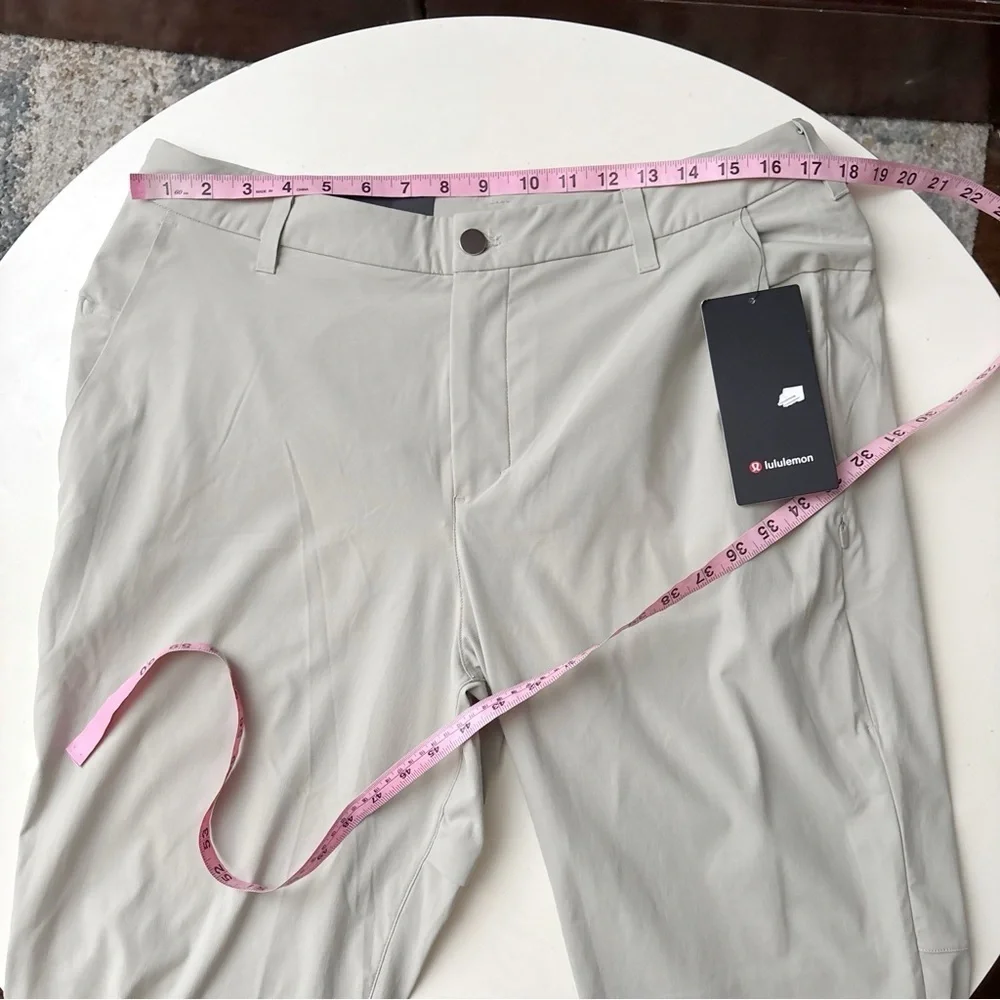 Lululemon Men’s Commission Golf Pants 34x27 Raw Linen New Classic Tapered